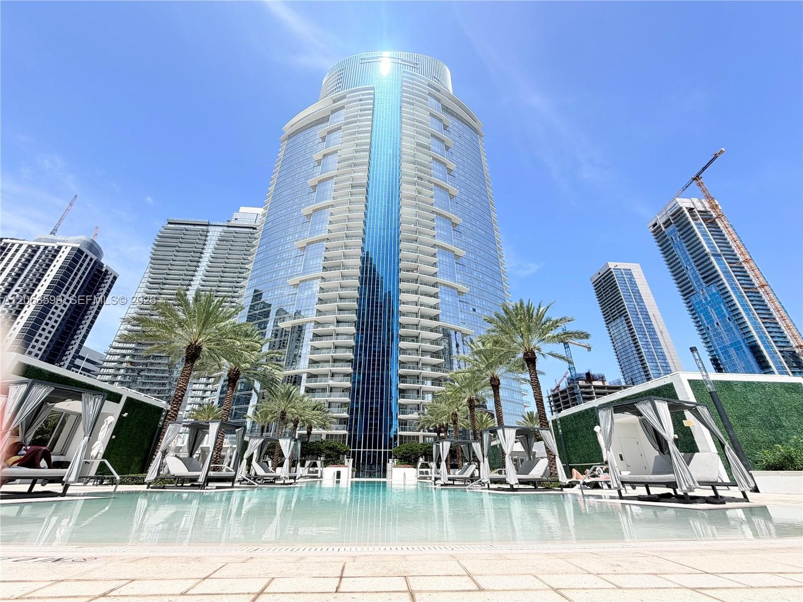 Paramount Miami Worldcenter Unit 2406 condo rented at 851 NE 1st Ave # 2406, Miami FL 33132