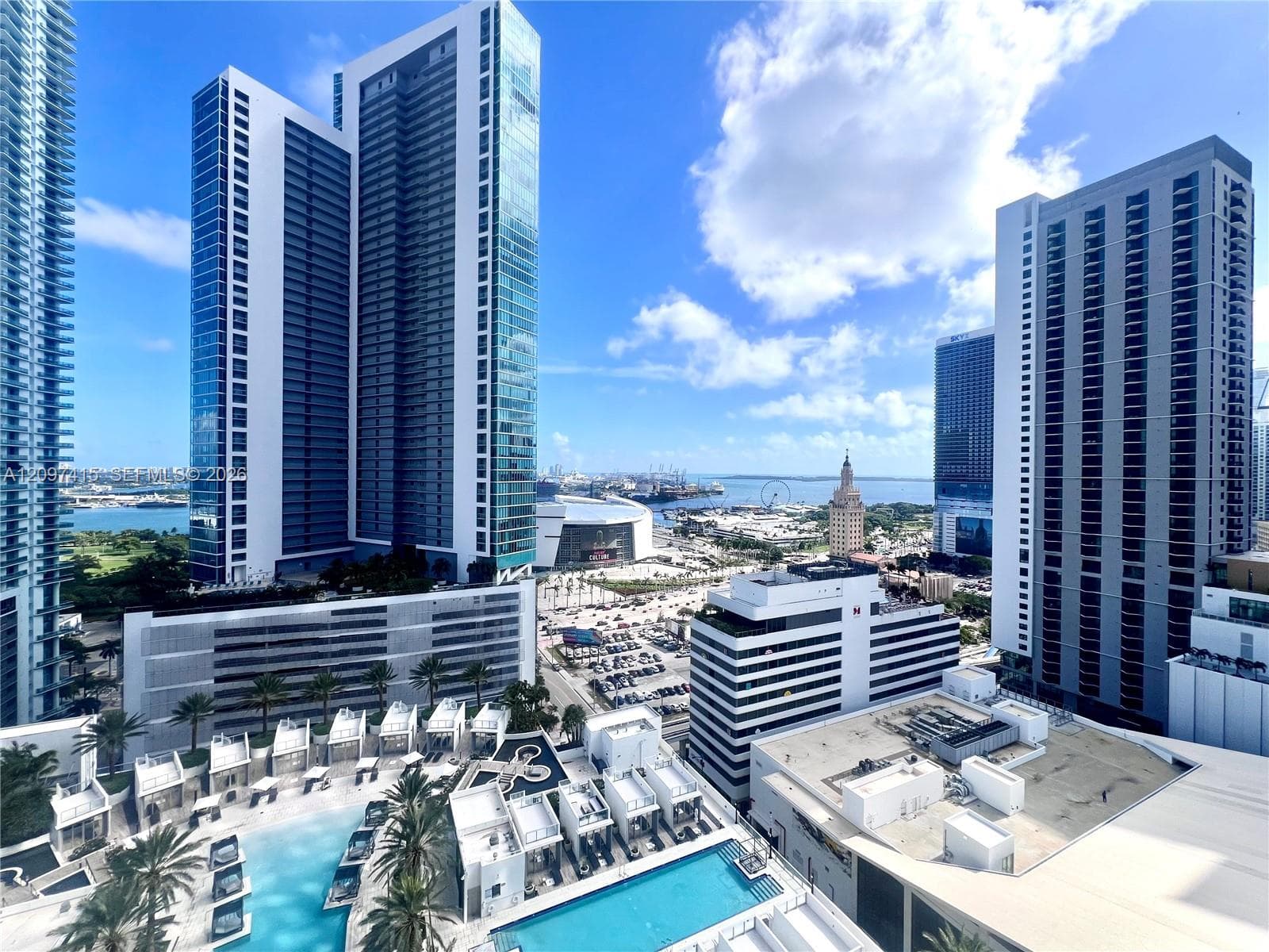 Paramount Miami Worldcenter Unit 1907 condo for rent at 851 NE 1st Ave # 1907, Miami, FL 33132